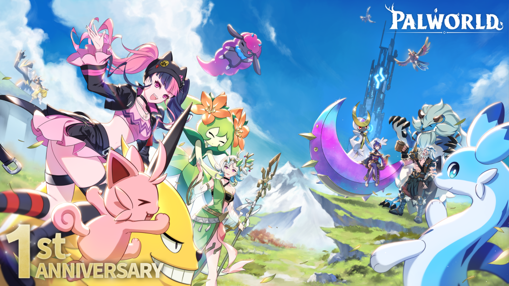 TV Game／PC Game／《Palworld》Celebrating Palworld’s first anniversary! Future roadmap revealed!