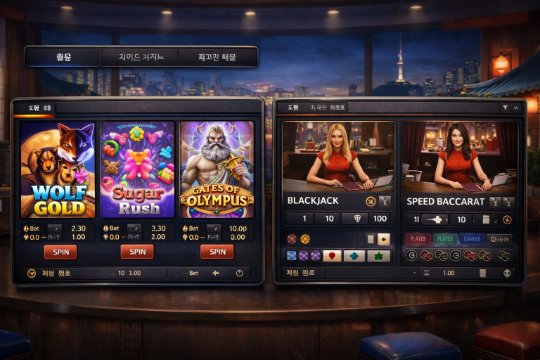 Pragmatic Play casino games overview cover, clean interface collage, slots and live tables, South Korea context.