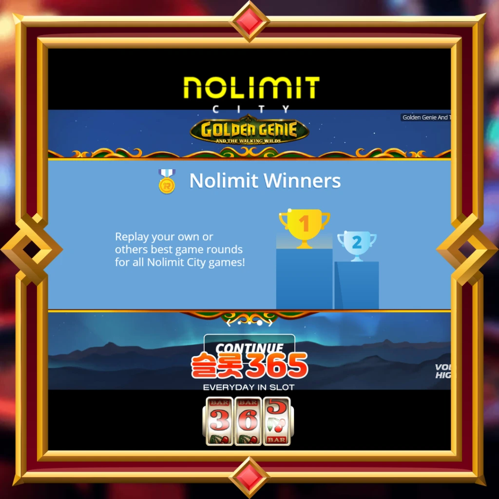 골든 지니: NoLimit 게임 플레이 규칙 확인