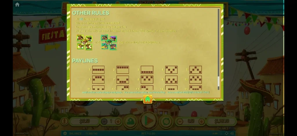 5마리아치 game rules