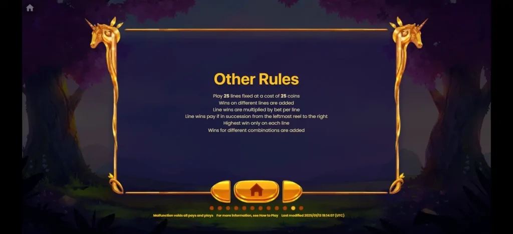 골든 유니콘 디럭스 game rules