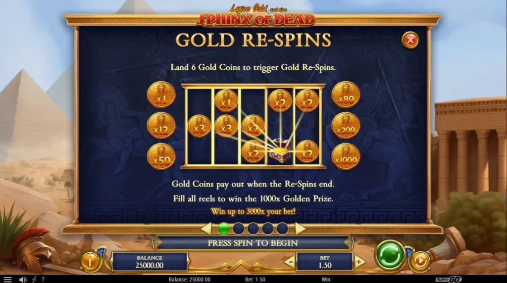 Legion Gold and the Sphinx of Dead